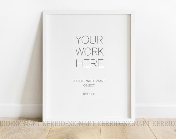 Mock Up Frame Kitchen Digital Frame Wood Mockup Picture Frame White Picture Frame 8x10 Vertical Frame