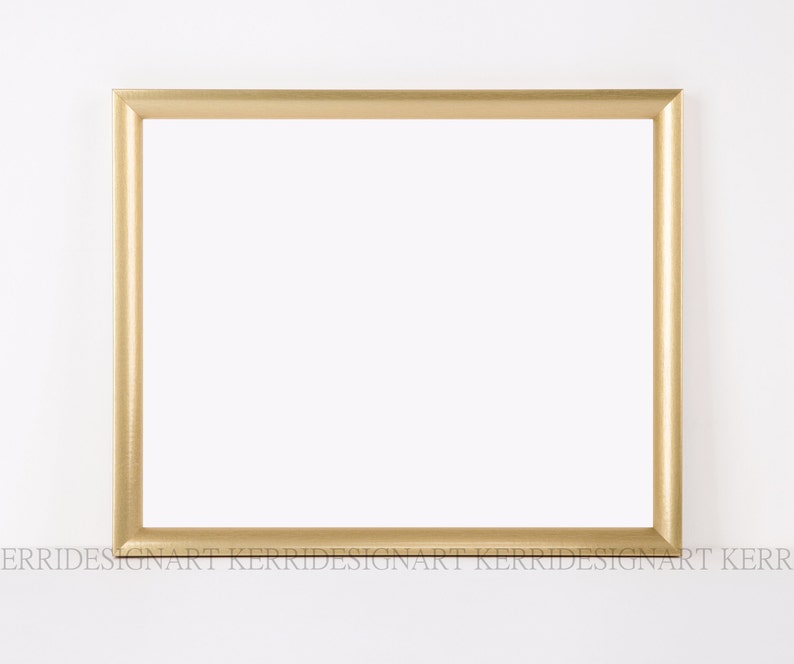 K&ouml;nnte beinhalten: Ein rechteckiger goldener Bilderrahmen mit wei&szlig;em Innenraum. Der Rahmen hat ein schlichtes, elegantes Design mit leicht strukturierter Oberfl&auml;che. Der Rahmen ist leer, bereit f&uuml;r ein Foto oder Kunstwerk.