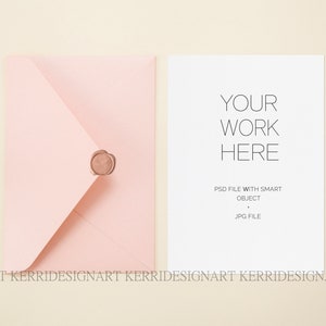 5 x 7 "mockup Card, schone kaart mockup, bruiloft kaart mockup, uitnodiging kaart mockup, lege kaart mockup, Styled kaart mockup, wenskaart mock