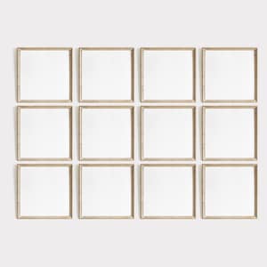 8-eckiger Holzrahmen Mockup, saubere minimalistische Kunst (Digitaler Download)