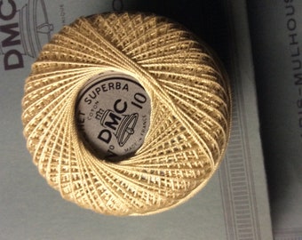 DMC ecru Crochet Cord Superba No. 10