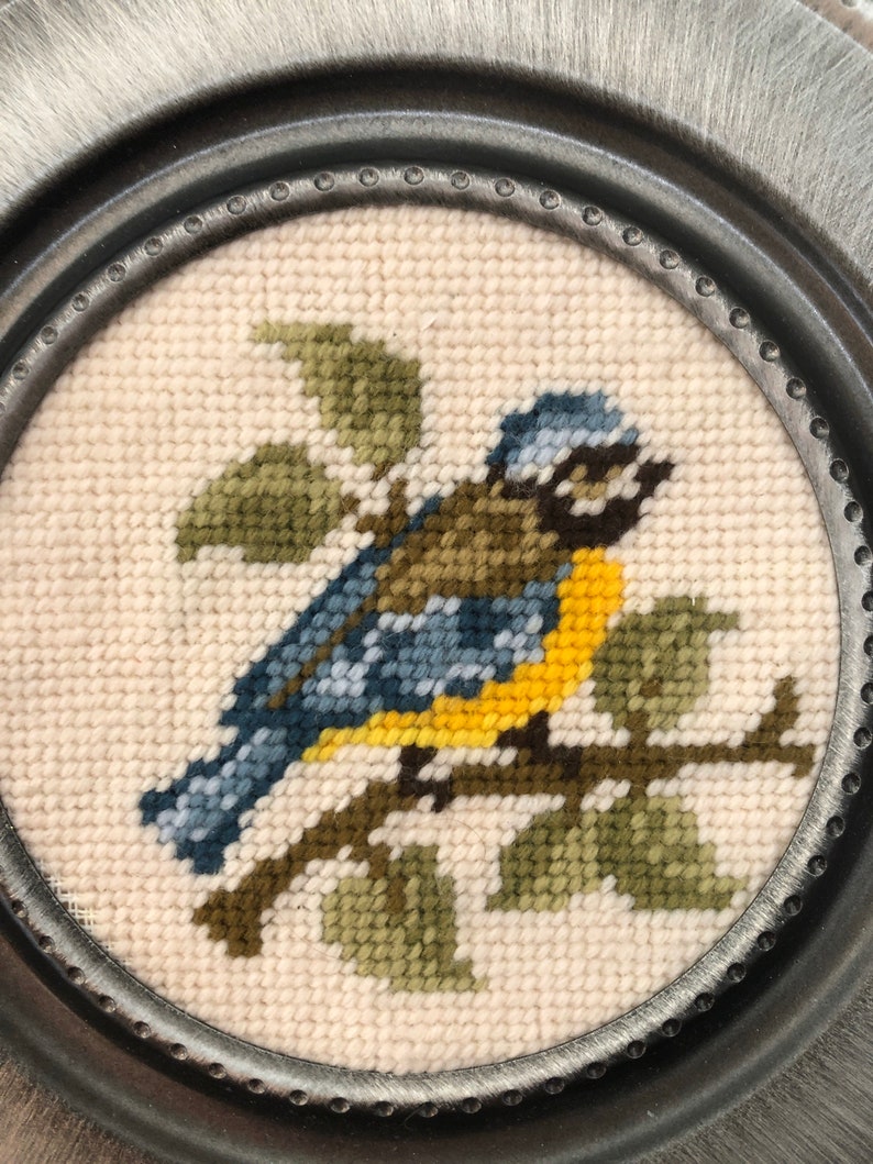 Needle Point Bird Picture
