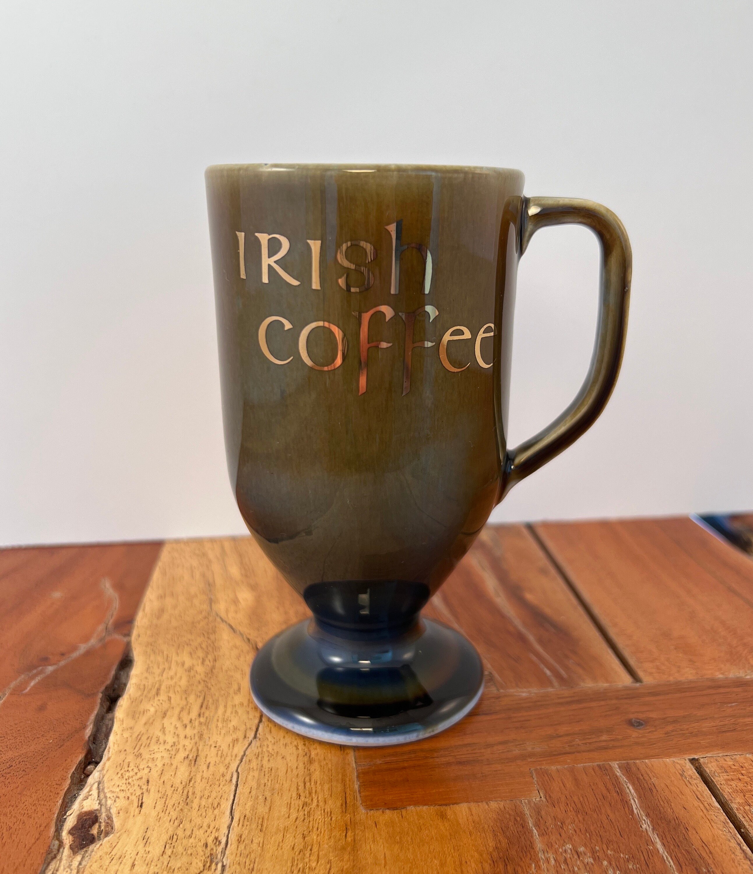 Vintage Blue Green Wade Irish Coffee Mugs Made in Ireland Sold