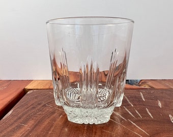 Old Fashion / Scotch / Lowball / Whiskey - Etched Crystal Clear Glasses - Bormioli Rocco - Made in Italy  - 8 fl oz
