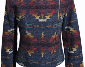 Vintage Pendleton Motorcycle Style Jacket Size Small  #C 72