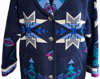 Vintage Pendleton Knockabout Aztec Coat Large size #C 18
