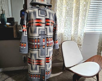 Vintage Pendleton Reversible Full Length Coat Size XL #C 2