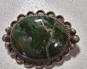 1940s Agate Vintage Native Pin Old Pawn # JP 180