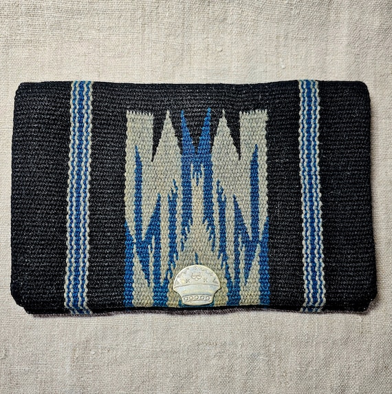 Sriking Vintage Chimayo Clutch Purse, Vintage Chim