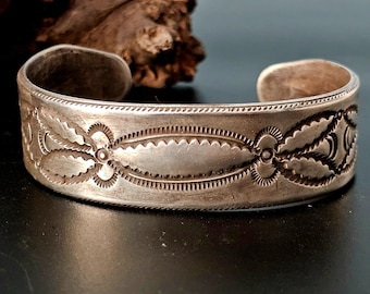 Ingot Hand Forged Native Bracelet fits 7 3/4" wrist. JB 193