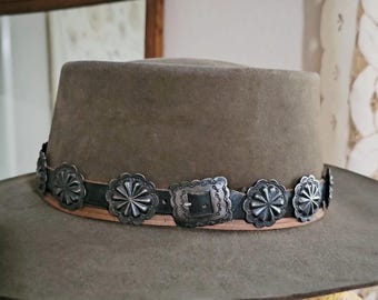 1940s Sterling Hatband Old Pawn. JH 142