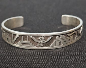 Belvin Yuyaheova Bracelet Old Pawn. 7" wrist. JB 391