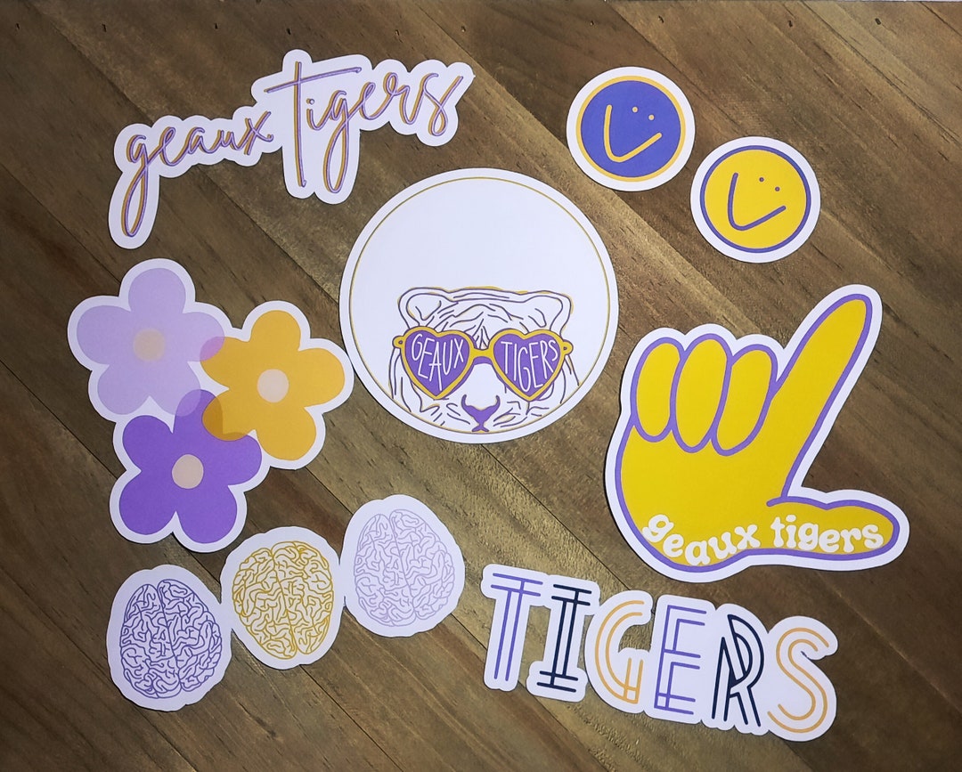 College Sticker Packlouisiana Etsy