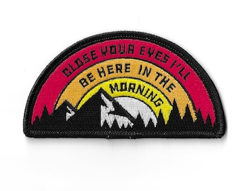 I'll Be Here in the Morning Patch - Townes Van Zandt Embroidered Patch