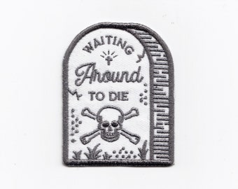 Naszywka do prasowania „Czekając na śmierć” – Townes Van Zandt Patch