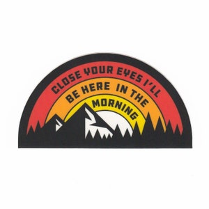 I&#39;ll Be Here in the Morning Townes Van Zandt Sticker