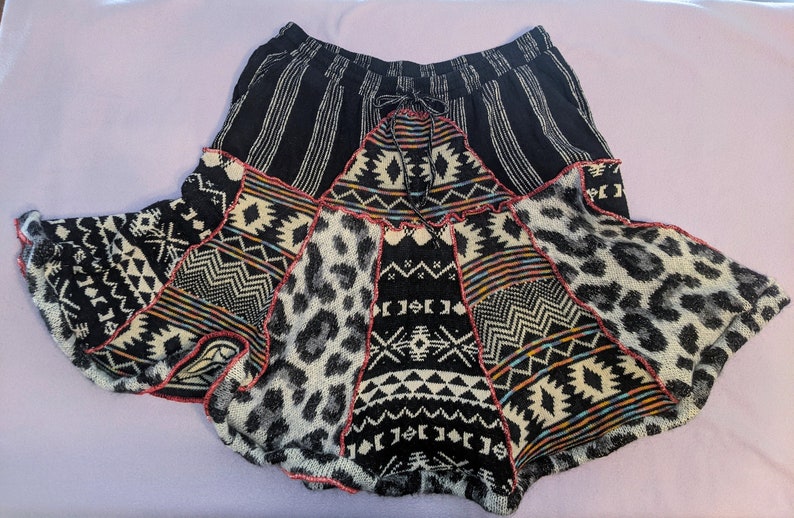Harlow Upcycled Sweater Skirt