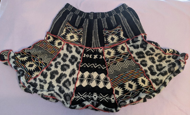 Harlow Upcycled Sweater Skirt