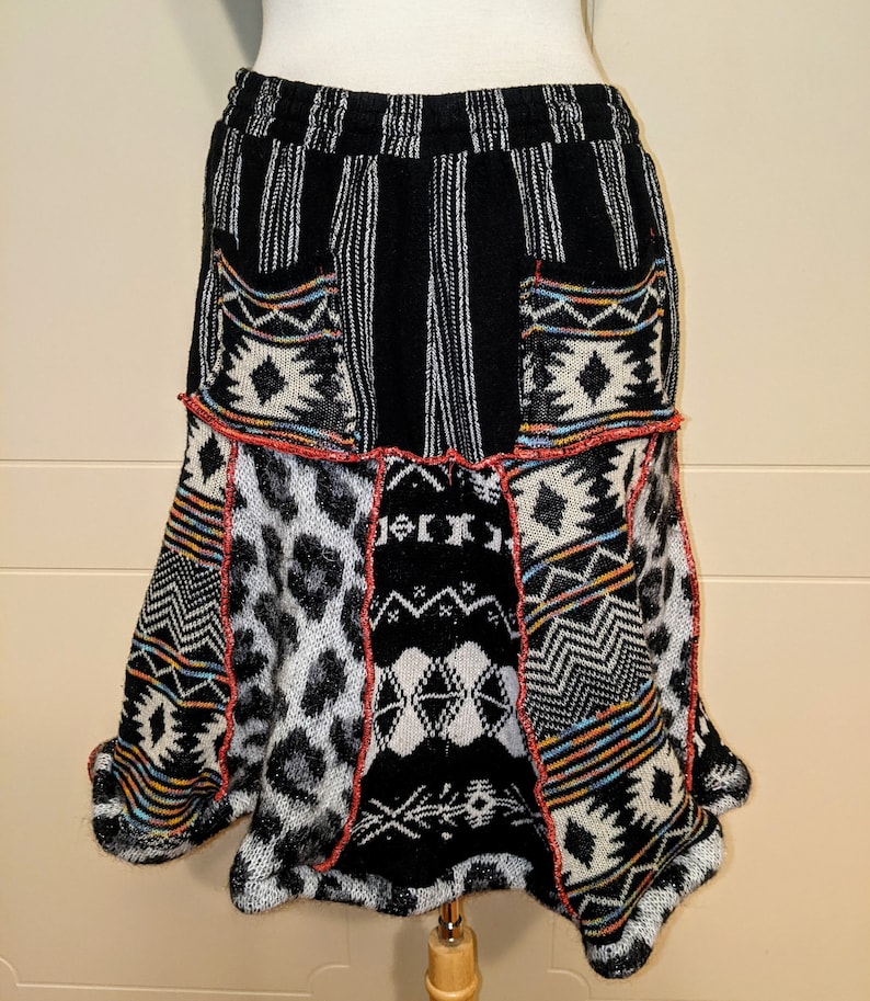 Harlow Upcycled Sweater Skirt