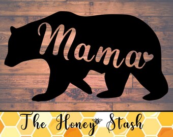 Download Mama Bear Cut File Etsy