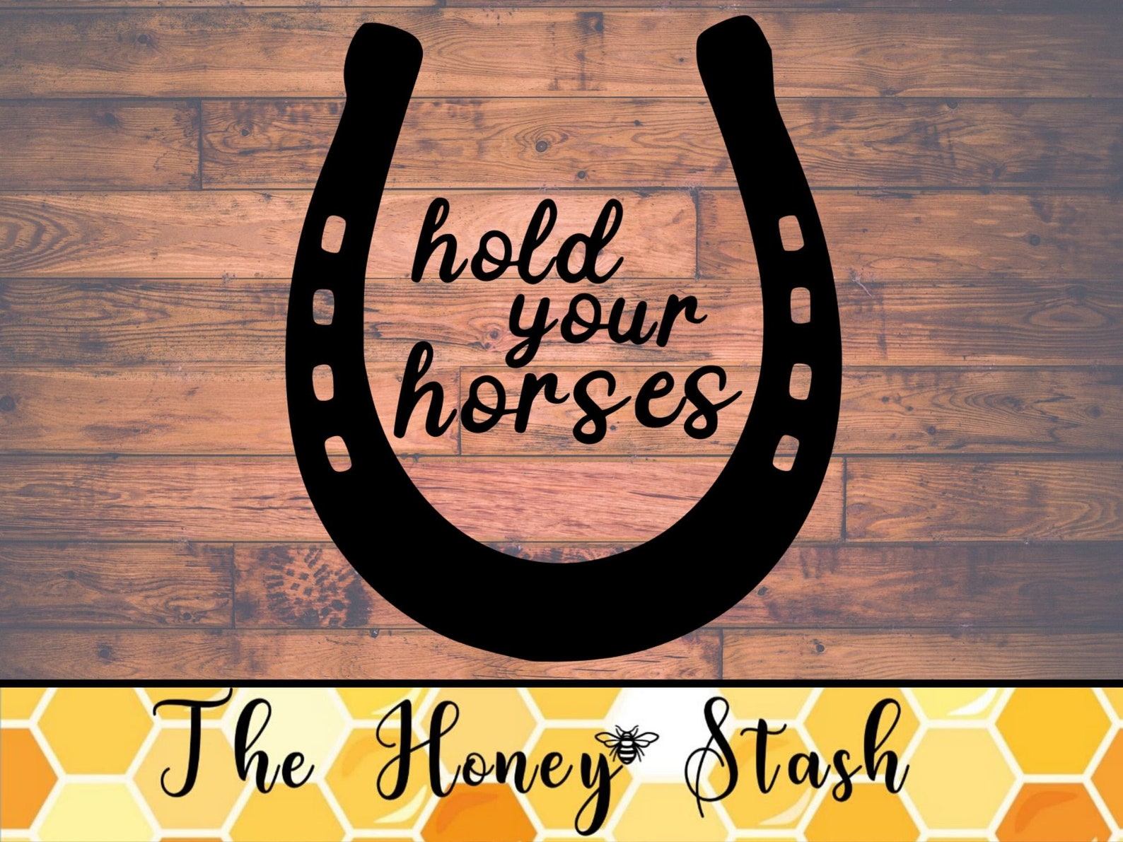 Hold Your Horses Horseshoe SVG Cut File for Cricut Instant Etsy