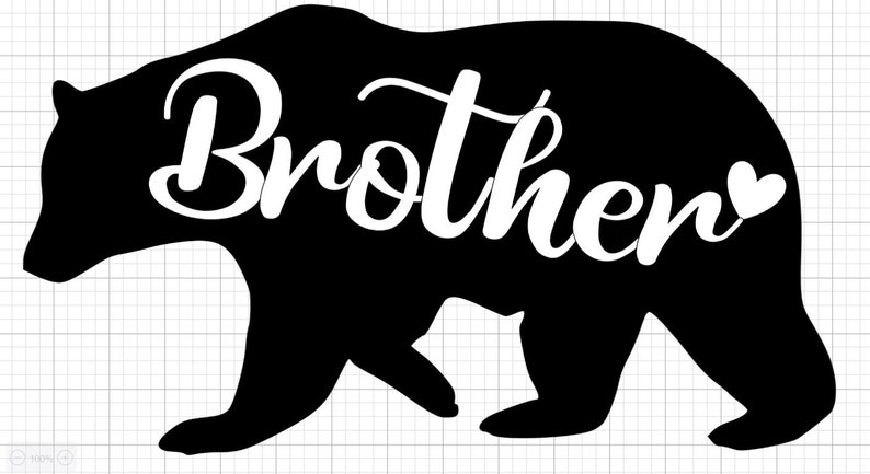 Download Brother Bear SVG Cut File for Cricut Instant Download | Etsy