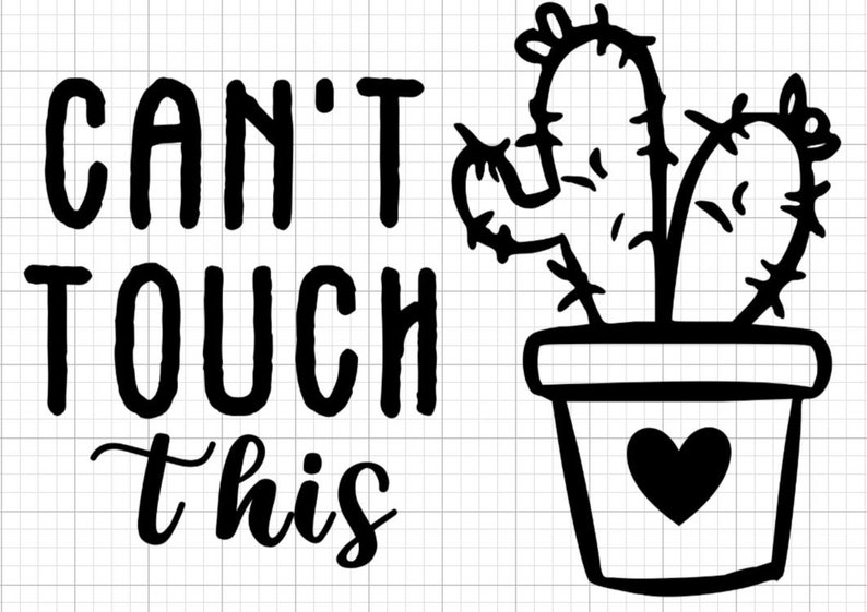 Download Can't Touch This SVG Cut File for Cricut Instant Download ...