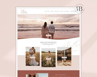 Naomi • Responsive Blogger template, modern premium Blogger theme, slider portfolio blog design, premade feminine gallery Blogspot layout