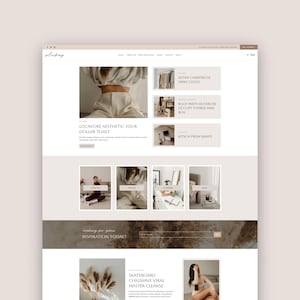 WordPress Lifestyle Blog Theme, Kadence Child Theme for Fashion, Travel, Beauty Blogger • Influencer Modern Website Template • Audrey
