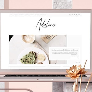 Adaline Responsive Blogger template, fashion premium Blogger theme with slider, lifestyle blog design, premade feminine Blogspot layout image 6