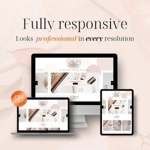 Stella Responsive Blogger template, modern premium Blogger theme, slider lifestyle blog design, premade feminine fashion Blogspot layout image 4