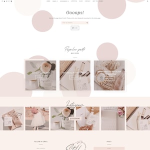 Stella Responsive Blogger template, modern premium Blogger theme, slider lifestyle blog design, premade feminine fashion Blogspot layout image 9