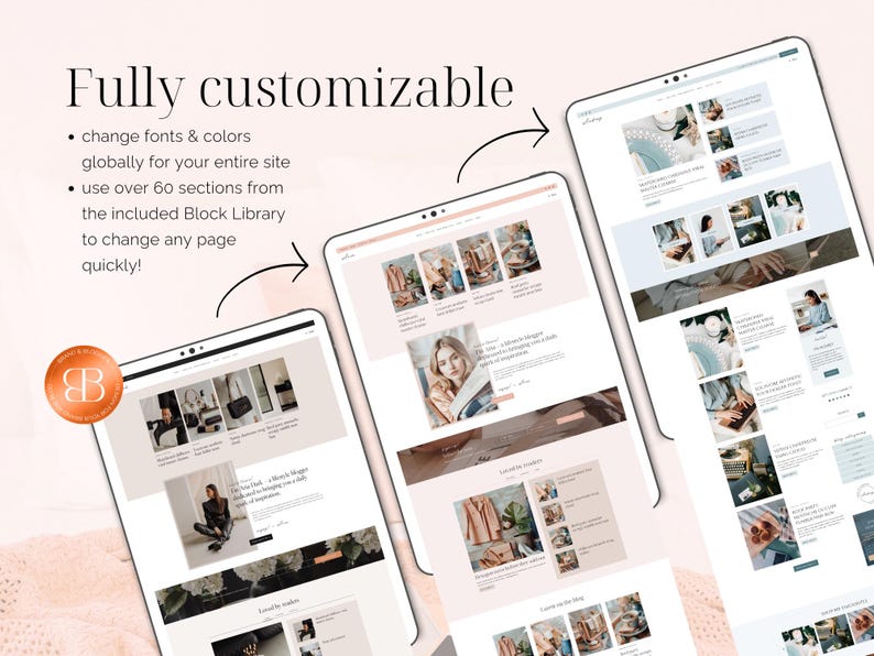 Dark Editorial Magazine WordPress Theme – Kadence blog template for fashion lifestyle blogger, influencer and mommy blogging website – Aria Dark theme design