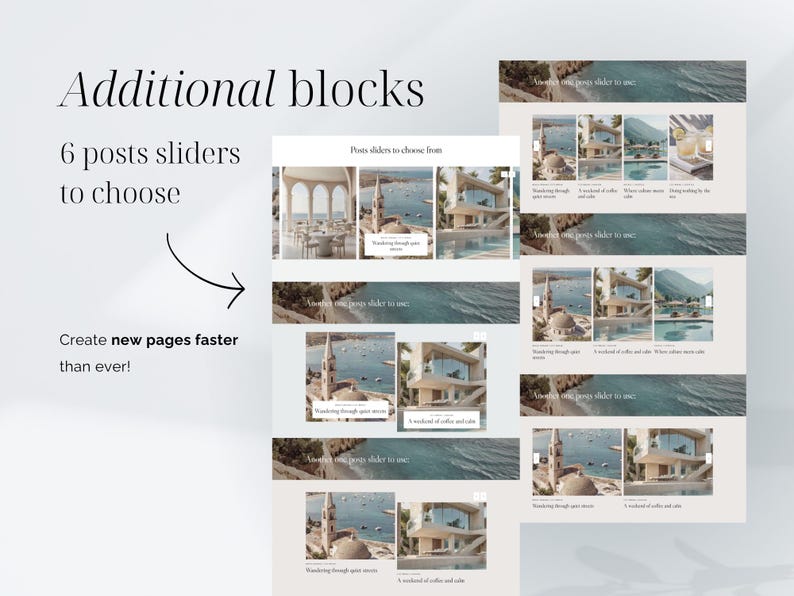 blog post slider wordpress theme kadence template travel lifestyle blog dynamic content layout design