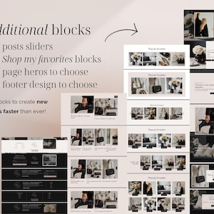 Aria Dark WordPress blog theme for fashion, lifestyle and beauty bloggers – feminine Kadence editorial magazine template for influencers