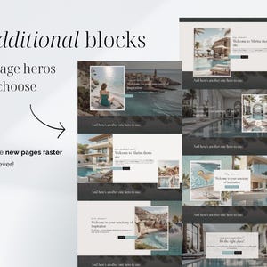 homepage hero sections wordpress theme aesthetic travel blog kadence template customizable headers