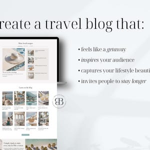 create aesthetic travel blog wordpress theme for content creators lifestyle blogging website kadence