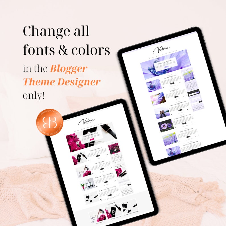 Victoria • Responsive Blogger Template, Premium Blogger Theme With ...