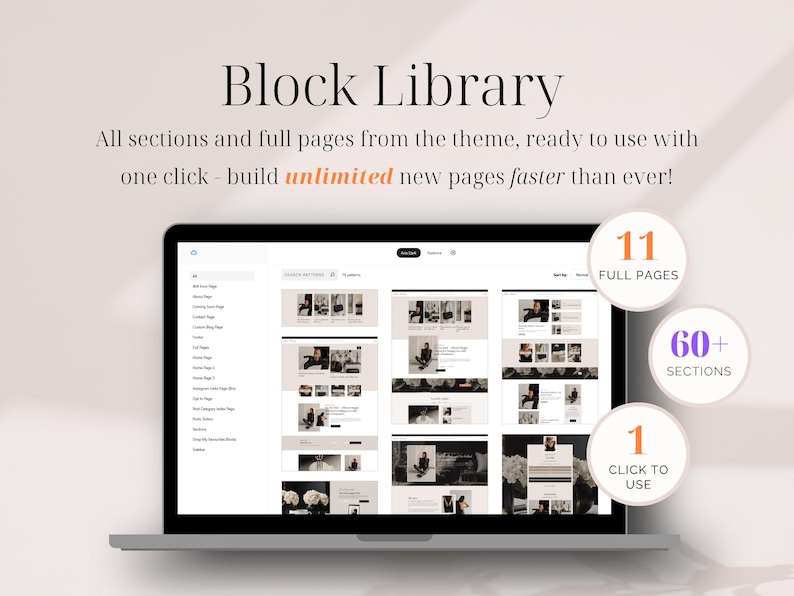 Aria Dark WordPress blog theme for fashion, lifestyle and beauty bloggers – feminine Kadence editorial magazine template for influencers