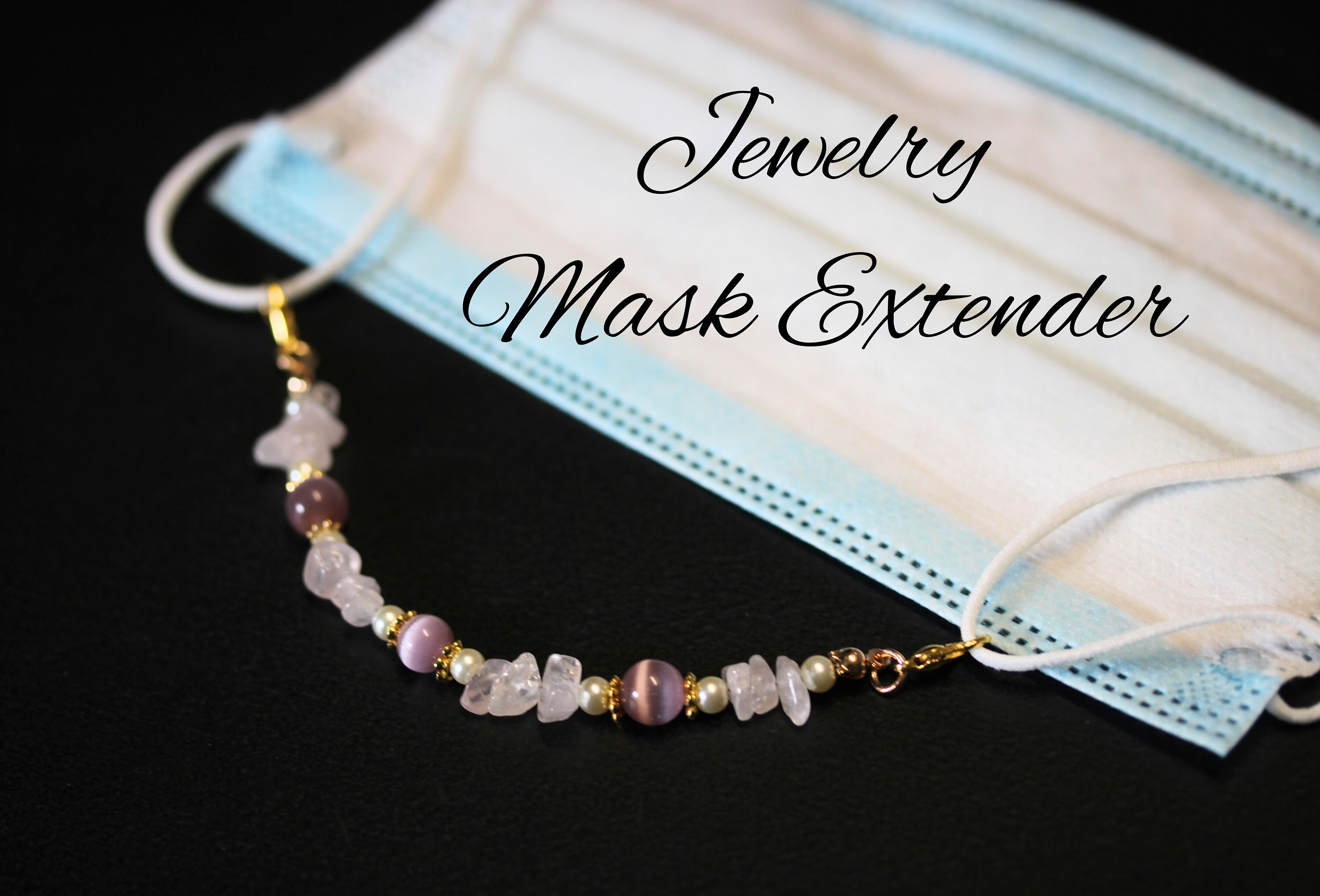 Face mask ear saver beaded mask strap holder Mask accessory Etsy