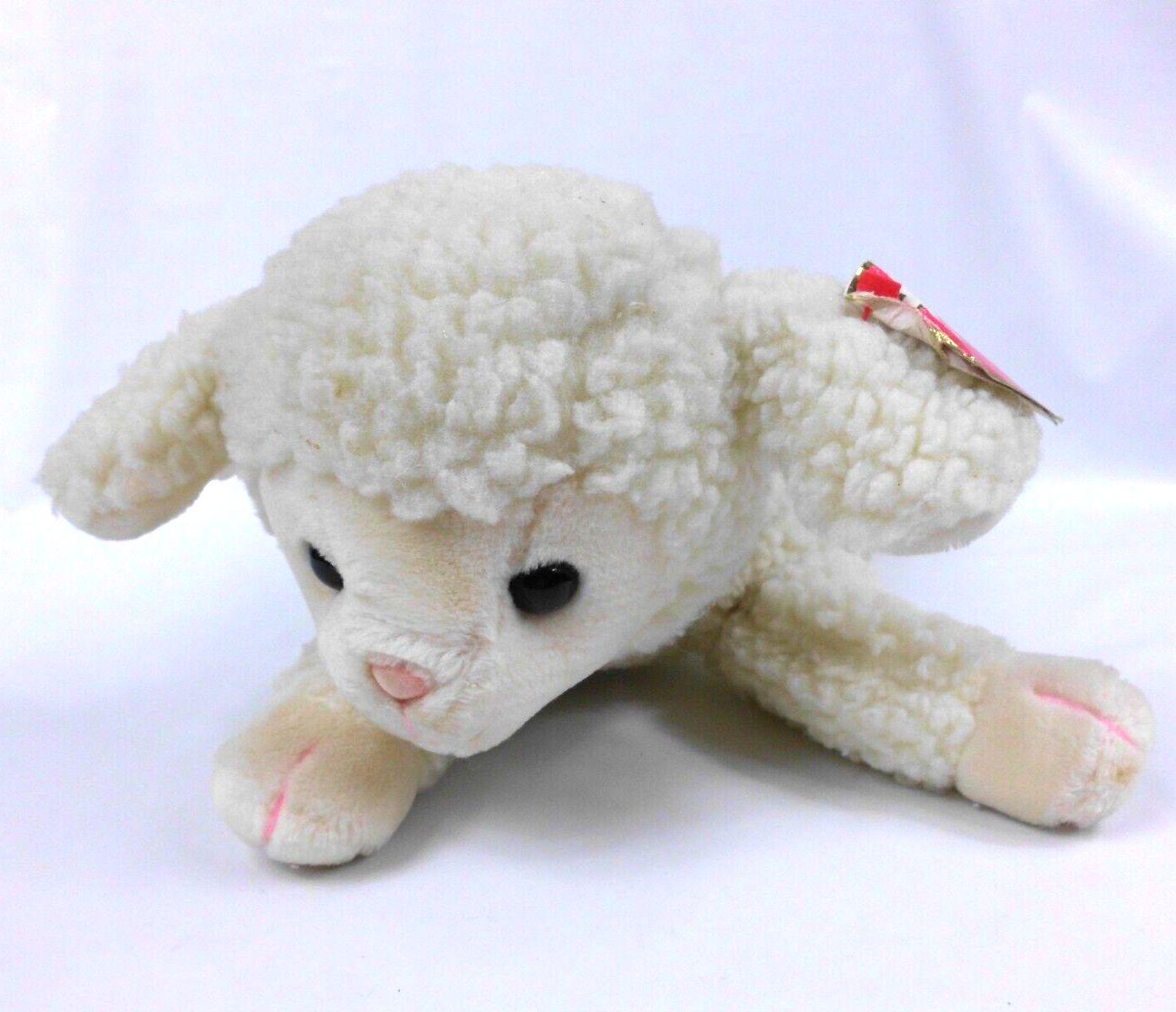  Lollie Lamb ひつじ 廃盤 Vintage 1989 Ty Classic Lovie Lamb Plush Stuffed Animal Style 8004