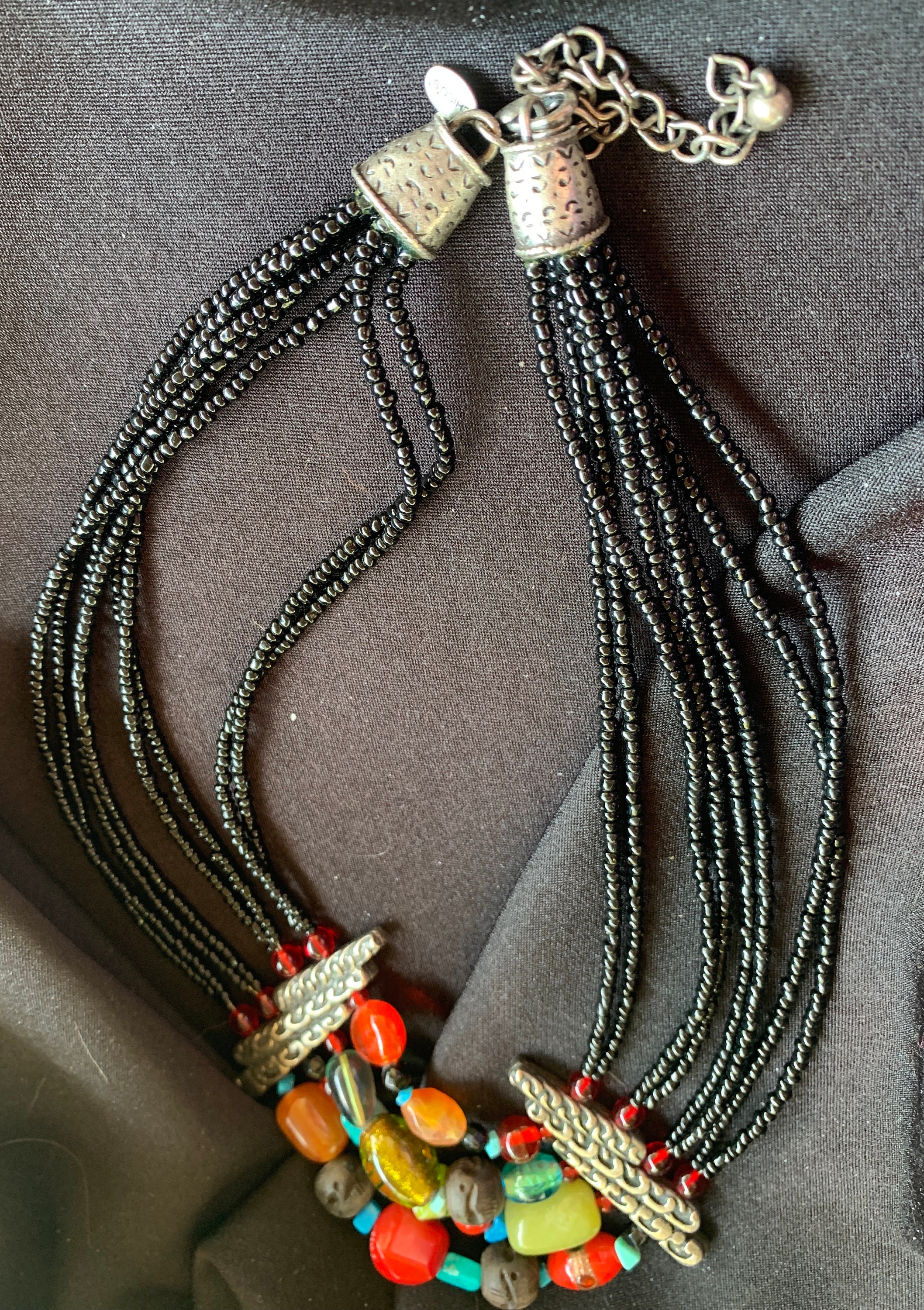 Vintage CHICO'S Multistrand NECKLACE STUNNING Statement Etsy