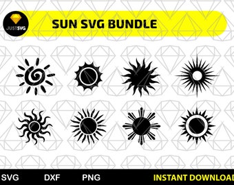 Download Free Sun Silhouette Etsy SVG Cut Files