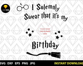 Free Harry Potter Birthday Svg Free SVG PNG EPS DXF File