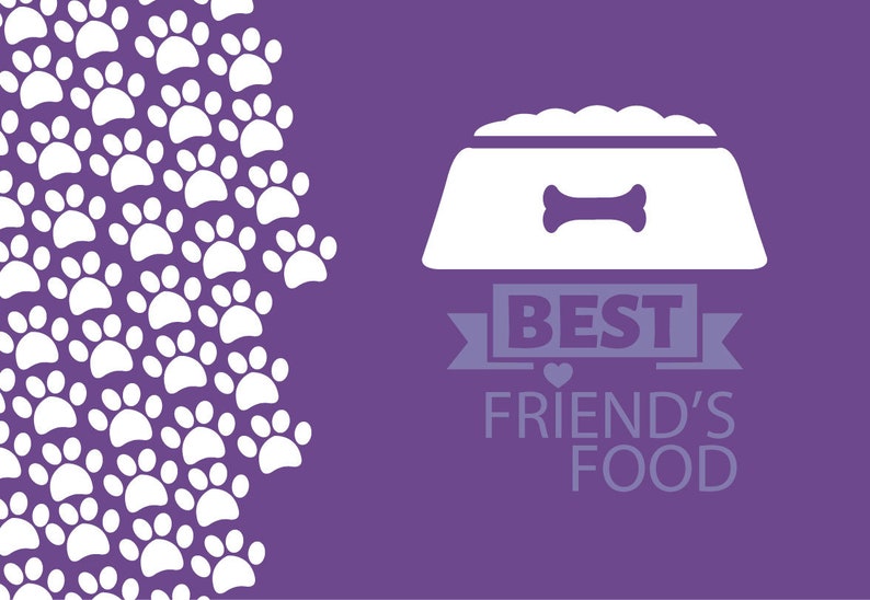 Best friends pet food placemat dog bowl mat dog placemat Etsy