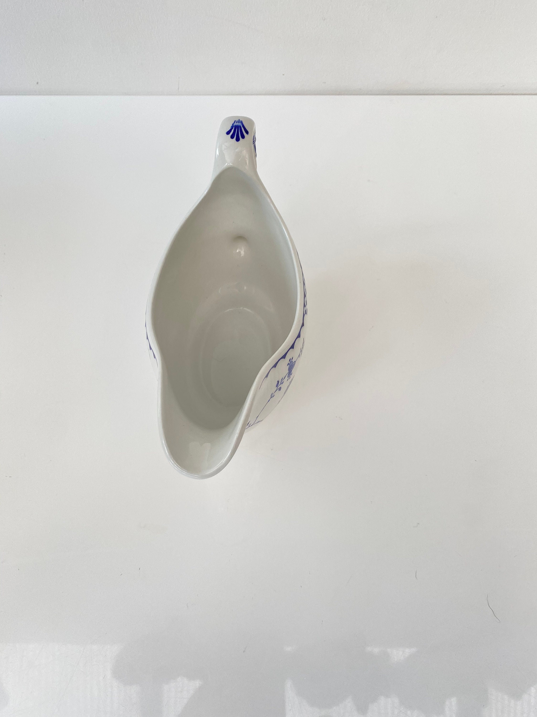 Johnson Brothers Blue and White Denmark Gravy Boat Sauce Boat Jug