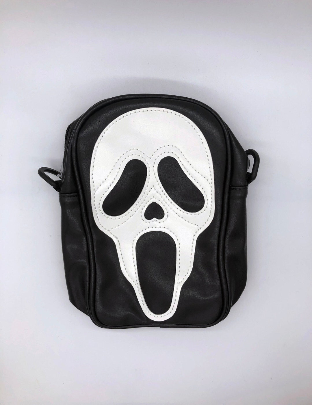 Ghostface Backpack Bag With Strap Faux Leather Shoulder Bag Etsy