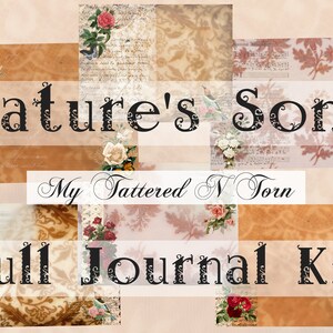 Nature&#39;s Song Junk Journal Digi Kit
