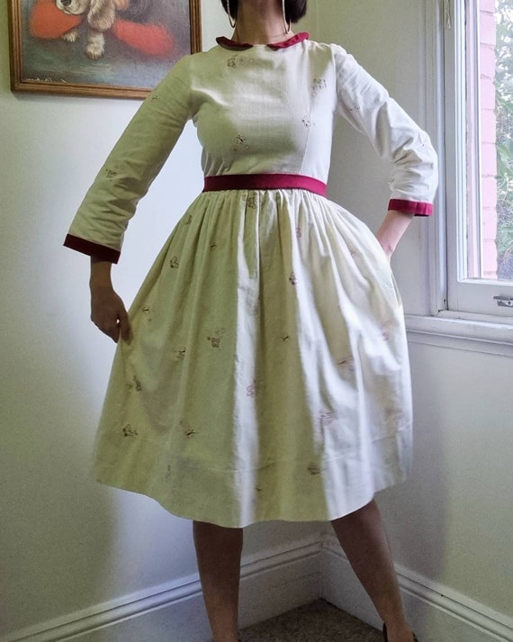 Sweet Vintage Handmade Corduroy Dress // vintage … - image 2