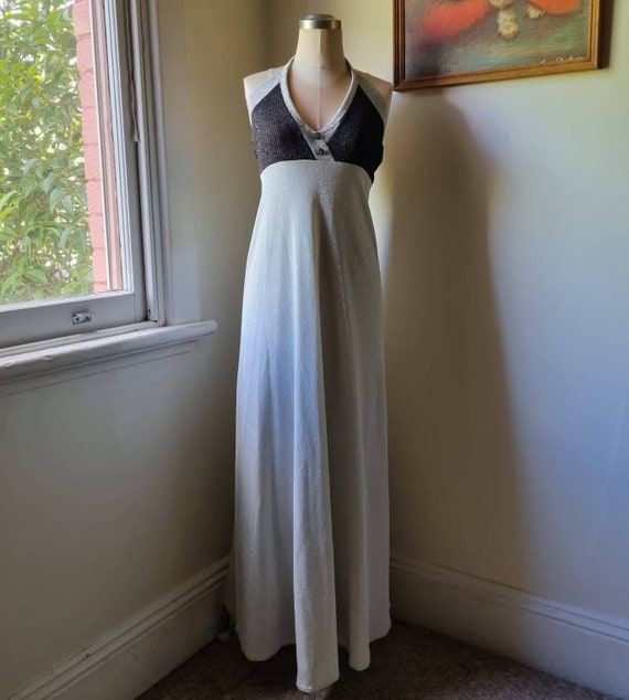Ultra Sparkly 1970s Lurex Hakter Maxi by Marteen … - image 2